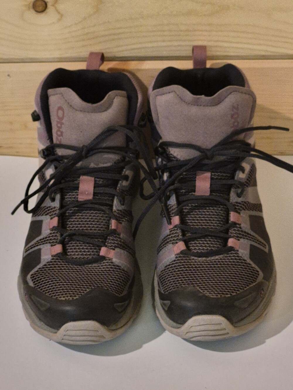 Oboz Arete Mid Hiking Boots Waterproof Breathable Lightweight Shoes Size 8.5